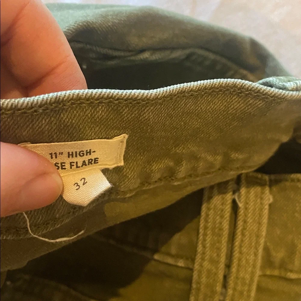 Madewell high rise cropped wide leg pant. - Picture 4 of 5